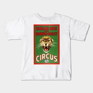 Ringling Bros And Barnum & Bailey CIRCUS Greatest Show On Earth Lithograph Poster Kids T-Shirt